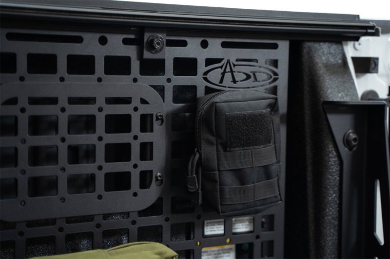 Ford Super Duty F350 Bed Side Molle Panel - Passenger Side - Addictive Desert Designs - Hammer Black - `23-`27